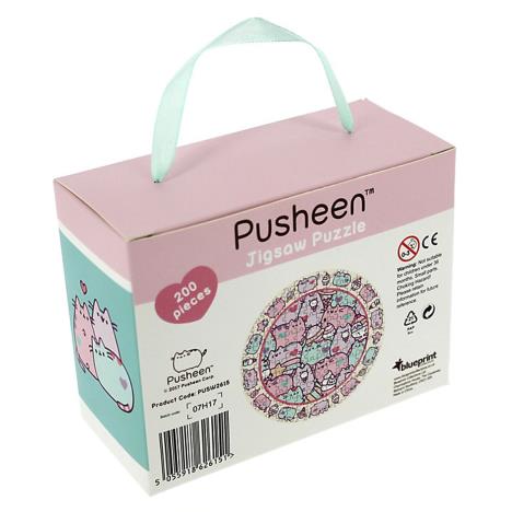 Pusheen 200pc Round Jigsaw Puzzle Extra Image 2